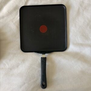 T-Fal 11” Square Nonstick Grill Pan - Black